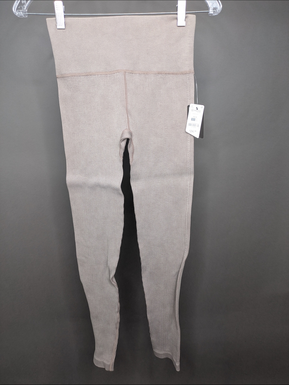 MOVE By Ardene Ribbed High-Waist Leggings NWT